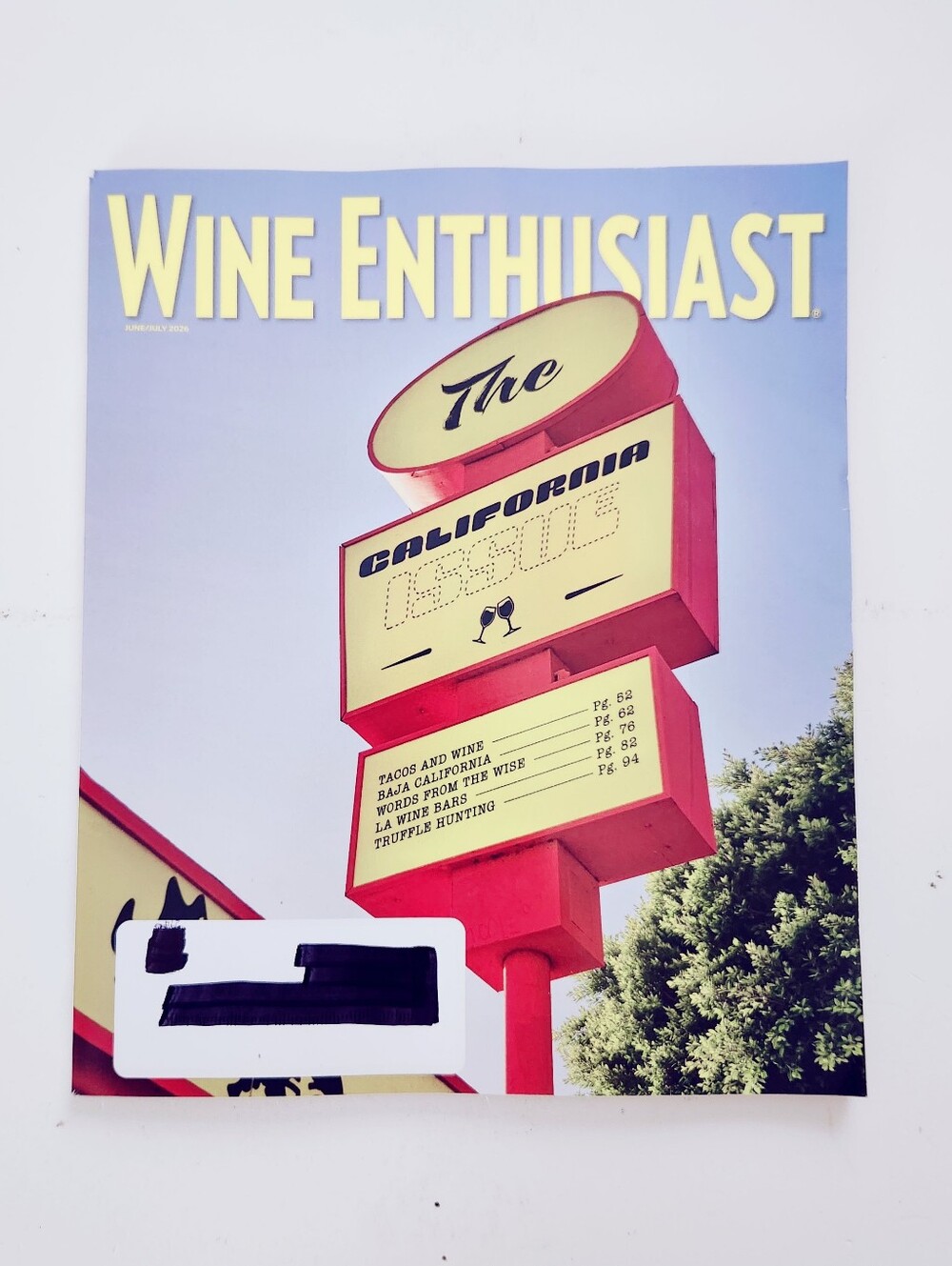 🍭7/$15 Wine Enthusiast Magazine June/July 2026 The California Issue